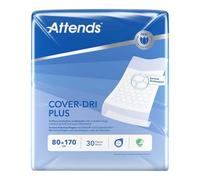 Fleming Medical Attends Cover-Dri Plus Underpad, 80cm x 170cm, Pack of 30 White
