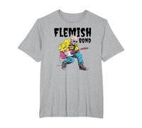 Flemish Bond Band Old Man Rocker T-Shirt, Men's Big and Tall, Heather Grey, 2X Tall