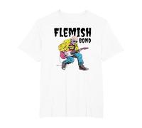 Flemish Bond Band Old Man Rocker T-Shirt, Men's Big and Tall, White, 2X Tall