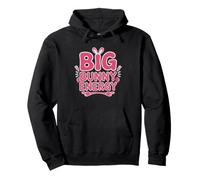 Flemish Giant Rabbit Big Bunny Energy Humor Owner Mom Funny Pullover Hoodie