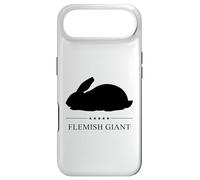 Flemish Giant Rabbit Black Silhouette Case for iPhone Air