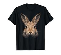 Flemish Giant Rabbit Face Forest Wildlife Nature Rabbit Value Graphic T-Shirt