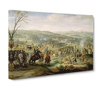 Flemish Proverbs By Pieter Bruegel The Elder Canvas Print | Gallery Wrapped 30mm Frame Wall Art | 30x20 inches | Ready to Hang | Classic Picture | Living Room Bedroom Lounge Office