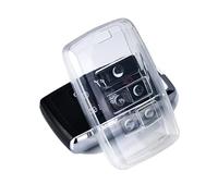 Flensent Key Fob Cover, Thermoplastic Polyurethane, for Land Rover Range Rover Evoque Vogue Discovery 5 Sport Jaguar E I-PACE, 5 Buttons, Clear