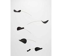 Flensted Drifting Clouds, Black Mobiles, Foil, Black, 80 cm