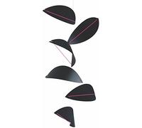 Flensted Mobiles 150s Kites, Black Mobile, Black/Pink, 80 x 38 cm