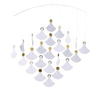 Flensted Mobiles Angel Chorus (25 Angels) Hanging Mobile - 22 Inches - High Quality Cardboard
