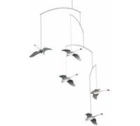 Flensted Mobiles Scandinavian Swan Hanging Mobile - 22 Inches Cardboard