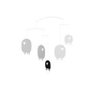 Flensted Mobiles Sheep White and Black Mobile