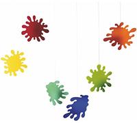 Flensted Mobiles Splash 148 Acrylic Glass Colourful 60 x 50 cm