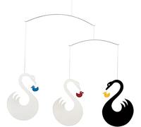 Flensted Mobiles Swan Fantasy Hanging Mobile - 14 Inches - High Quality Cardboard