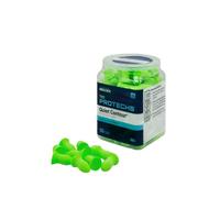 Flents Foam Ear Plugs, 50 Pair for Sleeping, Snoring, Loud Noise, Traveling, Concerts, Construction, & Studying, Contour to Ear, NRR 33, Clear, Made in the USA