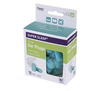 Flents Super Sleep Comfort Foam Ear Plugs/Earplugs | 10 Pair | Case Included | NRR 29 | Made in The USA