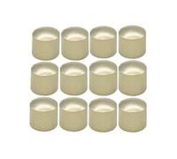 FLEOR 12PCS Guitar Knobs Tone Volume Control Dome Metal Knobs for Electric Guitar Bass,Gold