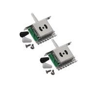 FLEOR 2PCS 5-Way Pickup Toggle Knob Selector Switch for TL Style Elect