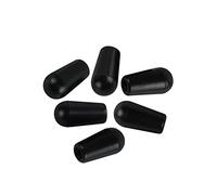 FLEOR 3 Way Toggle Switch Knobs Plastic Switch Tips 4MM for Pickup Guitar Selector Toggle Switch, Pack of 6, Black