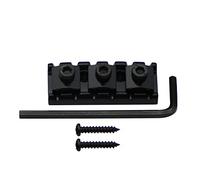 FLEOR 43mm Guitar Metal String Lock Locking Nut for Electric Guitar Double Lock System,Black