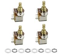 FLEOR 4PCS A500K+B500K Push Push Bounce Switch Potentiometer Short Spl