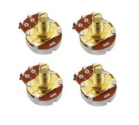 FLEOR 4PCS Full Size B500K Linear Taper Potentiometer Guitar Tone Volu