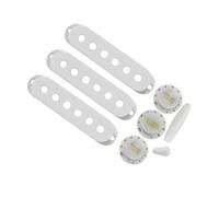 FLEOR 50/50/52mm Pickup Covers and 2 Tones 1 Volume Plastic Control Kn