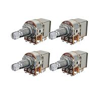 FLEOR A500K+B500K Push Pull Guitar Pots 18-Spline Long Split Shaft Tone Volume Guitar Potentiometers,Pack of 4