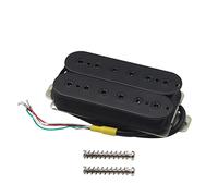 FLEOR Alnico 5 Double Coil Guitar Humbucker Pickup Bridge 52mm Guitar Pickups for Electric Guitar Replacment Part, Black