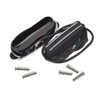 FLEOR Alnico 5 TL Pickup Hot Rail Humbucker Bridge Pickup 6~7K & Single Coil Neck Pickup Black 7~8K Fit TL Guitar Part