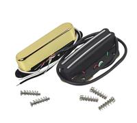 FLEOR Alnico 5 TL Pickup Hot Rail Humbucker Bridge Pickup 9~10K & Single Coil Neck Pickup Gold 7~8K Fit TL Guitar Part