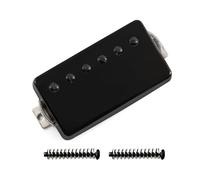 FLEOR Alnico5 Guitar Humbucker Pickup Black Neck Pickups Compatible with LP style Guitar Part