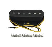 FLEOR Black Single Coil Pickup Guitar Bridge Pickups 55mm Alnico 5 Magnet 6-7k for TL TE Electric Guitar Bridge Parts