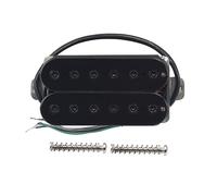 FLEOR Bridge Pickup Double Coil Humbucker Pickups 14-15K for Electric Guitar Pickup-Black