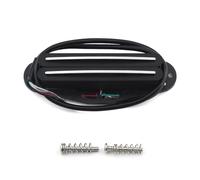 FLEOR Dual Hot Rail Humbucker Single-Coil-Sized Guitar Humbucker Pickup(13-14K) Black Fit Fender Strat Squier Tele Electric Guitar