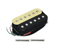 FLEOR Electric Guitar Humbucker Pickups Alnico 5 Neck Pickup (Cream+Black)