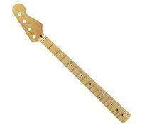 FLEOR Electric Guitar Neck for JB Bass Electric Parts Replacement 20 Fret Maple Wood Gloss Finish