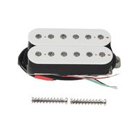FLEOR Guitar Humbucker Pickups Double Coil Neck Pickup for Electric Guitar Pickup-White