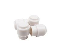 FLEOR Guitar Pickup Selector Switch Caps Round Top Hat Knobs Cross + Hole for TL TE Style Guitar Parts, Pack of 4, White