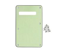 FLEOR Guitar ST Tremolo Backplate with Mounting Screws for USA/Mexican Made Standard ST Modern Style Guitar,3Ply Mint Green