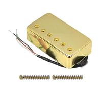 FLEOR Humbucker Pickup Ceramic Guitar Bridge Pickup Set Golden Fit Les Paul Style Electric Guitar
