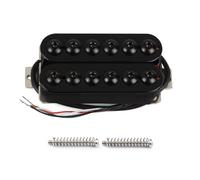 FLEOR Invader Style Guitar Humbucker Pickups High Output Ceramic Bridge Pickup for Electric Guitar Parts,Black