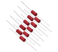FLEOR Orange MKP Tone Capacitors 473J .047uF 400V Axial Style Metallized Polypropylene Film Capacitors for Bass or Guitar, Pack of 10