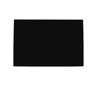 FLEOR Pickguard Material Blank Guitar Scratch Plate Sheet Rectangular 11 * 17inch DIY CuSTm for ST TL Bass Electric Guitar Guard, 1Ply Black