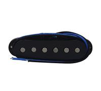 FLEOR Single Coil Pickup Alnico 5 ST Pickups Middle Guitar Pickups Staggered for ST SQ Electric Guitar, Black