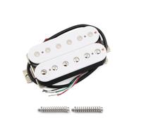 FLEOR White Guitar Humbucker Pickups Alnico 5 Bridge Pickup 15-16k