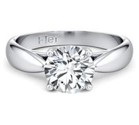 FLER 8mm Round Twist Engagement Ring for Women VVS1 D Purity 2ct Moissanite Promise Rings 22k White Gold Filled Solid 925 Sterling Silver Wedding Jewelry, VVS1D Moissanite Handmade Stone Setting 22k