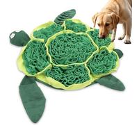 FLERDMAU Snuffle Mat for Dogs Toys - Dog Toys to Keep Them Busy | Dog Puzzle Slow Feeder Treat Toy | Interactive Dog Toys and Dog Feeding Mats | Dog Lick Mat Enhancement (Green)