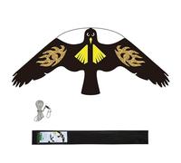 Flerigh Bird Scarer Kite Without Pole Bird Hawk Flying Kite-Style E