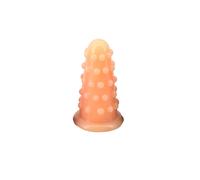 (Flesh) 15.6Cm 6.1Inch Faak Dildo Dong Real Colour Rubber Sex Toy 5.5Cm Thick Butt Plug