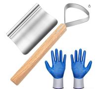 Fleshing Scraper, Scraper Tool for Taxidermy Planer Shaving Processing Tool