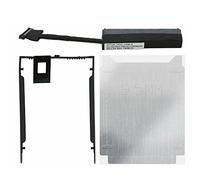 Fleshy Leaf 2.5" SATA Hard Drive Caddy Bracket Tray with SSD HDD Cable Holder Tin Foil Replacement for Lenovo ThinkPad P72 P73 EP720 02HK806 02HK807 DC02C00CX00