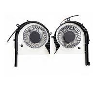 Fleshy Leaf CPU+GPU Cooling Fan Replacement for Asus Rog Strix GL503GE GL703GE PX703GE GL503GE-RS71 GL503GE-ES73 GL503GE-US72 GL703GE-ES73 12V DFS2013121A0T FKLH DFS593512MN0T FKLJ